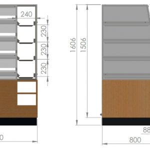 Vertical Heated displays
